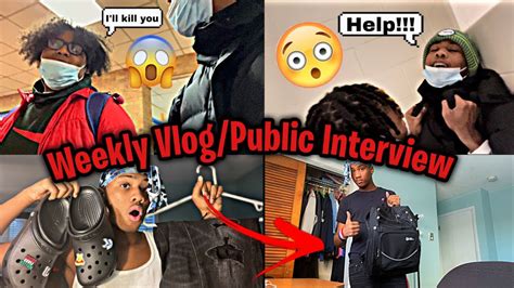 Weekly Vloggrwm Public Interview Got My A Beat🤕🤦🏾‍♂️ Youtube