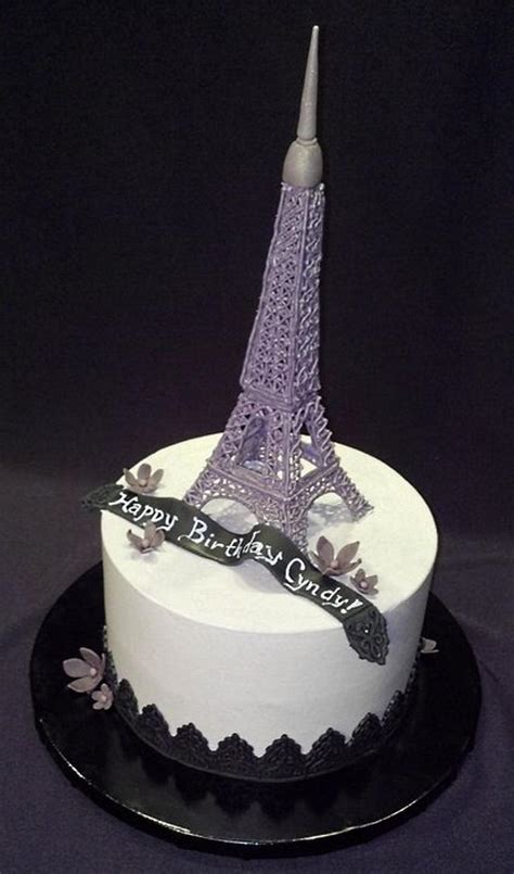 Eiffel Tower Cake Cake By Janan Cakesdecor