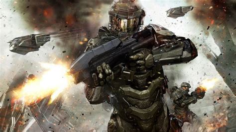 Spartans Master Chief Halo Halo 4 Video Games Wallpapers Hd