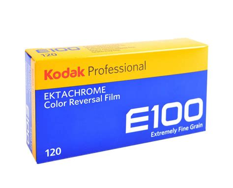 Kodak Ektachrome E100 Roll Film 120 Pack Of Five Color Slide Films