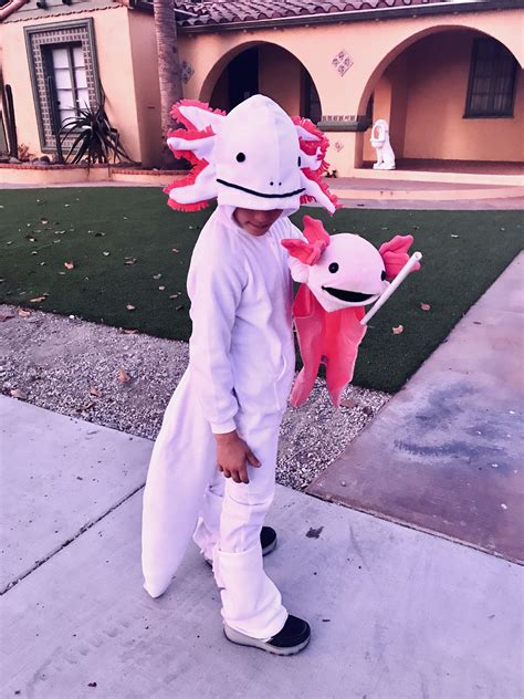 Axolotl Costume Diy Halloween Costumes For Kids Halloween Costumes