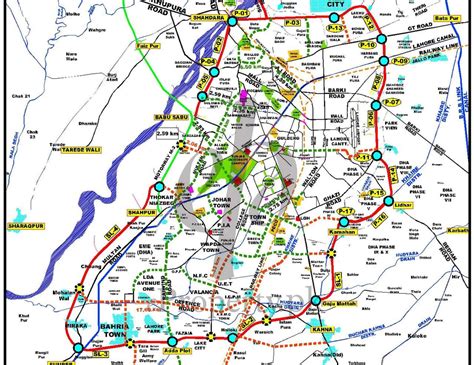 Lahore Master Plan Roads Eproperty