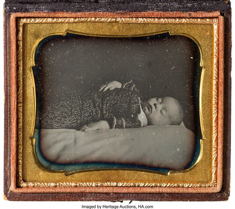 Early Photography Infant Post Mortem Daguerreotype Photography