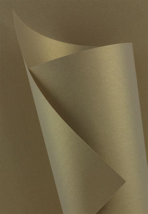 Pearlescent Paper 120gsm Curious Gold Wl Coller Ltd