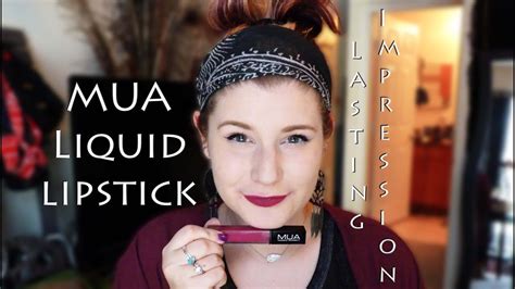 Makeup Academy Liquid Lipstick Lasting Impression Review Youtube