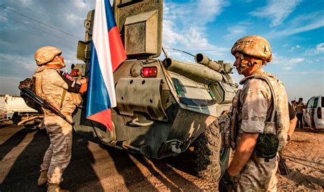 russian military police deployed to frontline town saraqib in southern idlib syriacpress