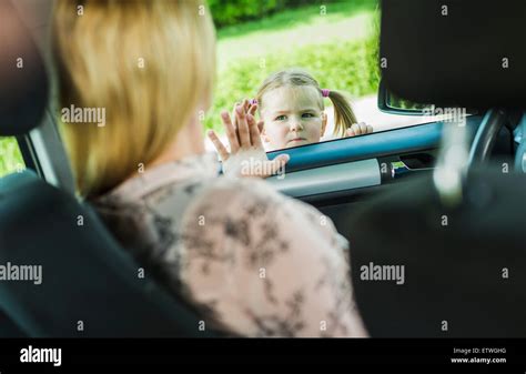 Mother car goodbye hi-res stock photography and images - Alamy