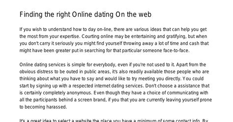 Locating The Best Courting On The Webqvesa Pdf Pdf Docdroid