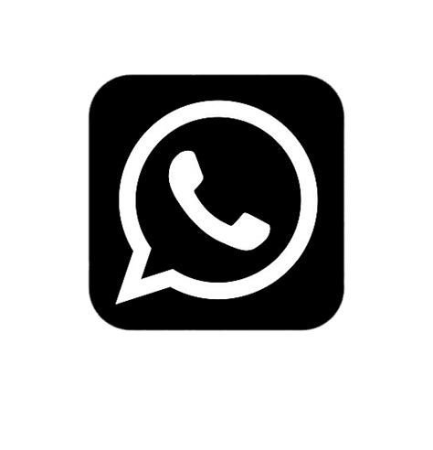 Whatsapp Logo Black Square Transparent Png Stickpng