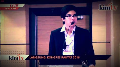 Syed saddiq abdul rahman (nl); Kongres Rakyat 2016 #SaveMalaysia Syed Saddiq Syed Abdul ...