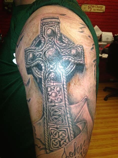Cross Tattoo Celtic 3d Iron Cross Half Sleeve Diy