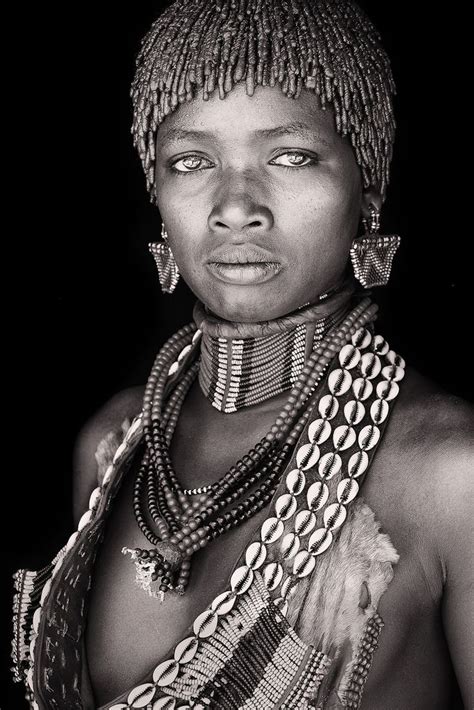 Hamar Woman Ethiopia African People Black Women Art Tribal People