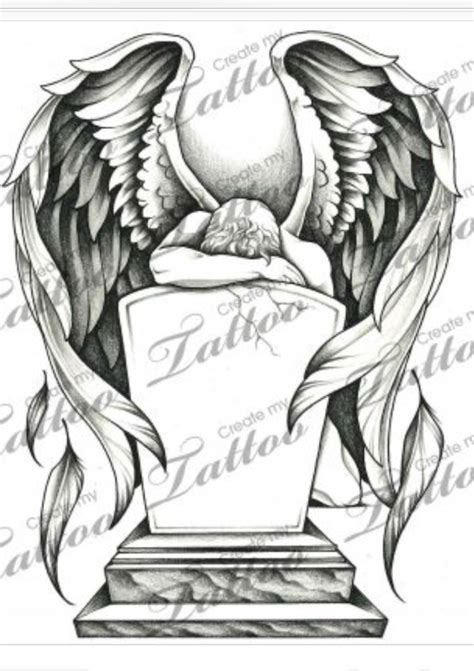Pin By Marcus Harris On Rooms Guardian Angel Tattoo Designs Angel Tattoo Heaven Tattoos
