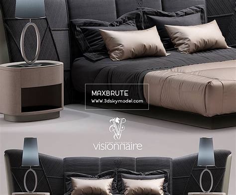 Visionnaire Plaza Bed Giường 3dskymodel Download 3dmodel Free 3d