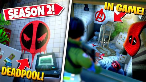 New Season 2 Secret Deadpool Room Found In Game In Fortnite