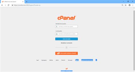 Cómo acceder a tu cPanel. | AS Sistemas - Manuales de usuario