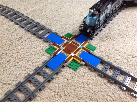 Deafpilotboytv Build Lego Train X Cross Track
