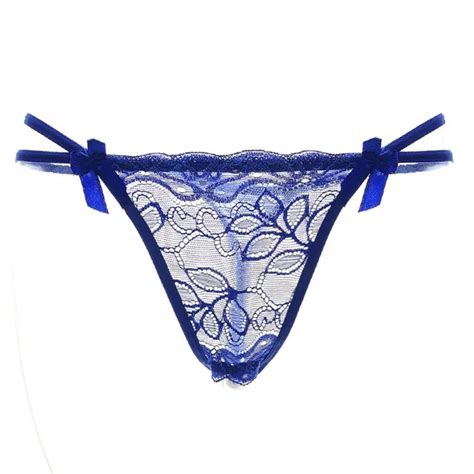 Buy Women Sexy Lingerie Pearl G String Trendy Solid