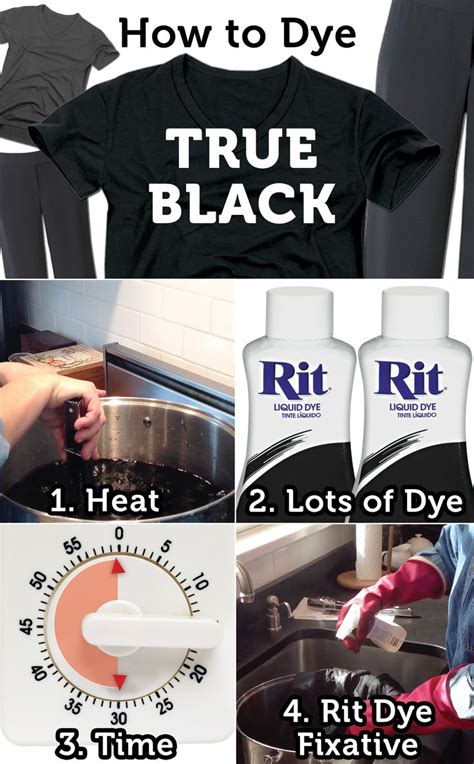 How To Dye Your Clothes A True Black With Rit Dye Clothes Dye Diy