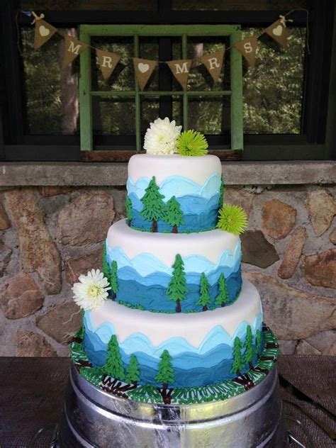 900 x 668 jpeg 58 кб. Smokey Mountain wedding cake | Mountain wedding cake ...