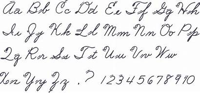 Cursive Alphabet Letters Clipart Pen Calligraphy Transparent