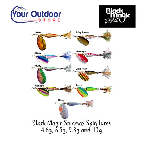 Black Magic Spinmax Spin Lure Your Outdoor Store