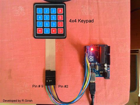 Keypad Interfacing With Arduino 4x4 4x3 Lcd Connection And Code การสั่ง