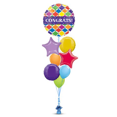 Congrats Lantern Balloon Bouquet