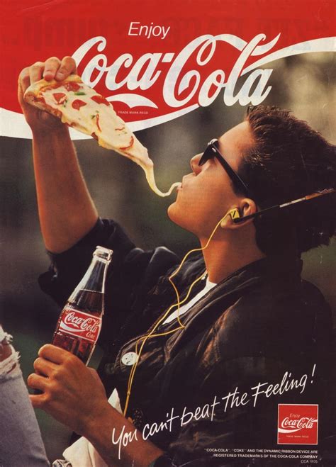 You Cant Beat The Feeling Coca Cola 1980s Rvintageads