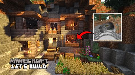 Minecraft Cave House Survival Base Satisfying Youtube