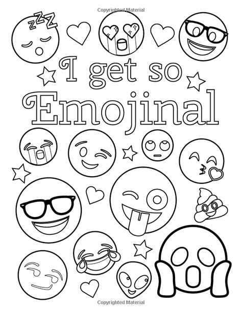 Emoji Coloring Pages Cute Graig Russo