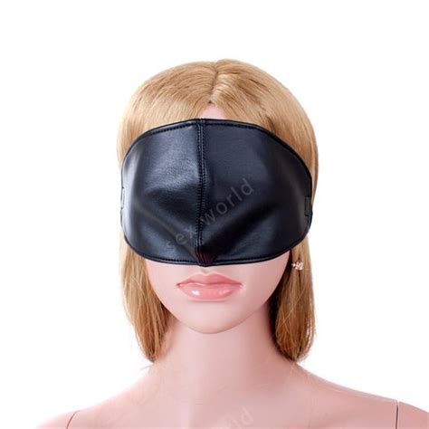 2016 New Arrival Soft Pu Leather Eye Mask Sex Products Fetish Sex Blindfold Cover Nose Eye Mask