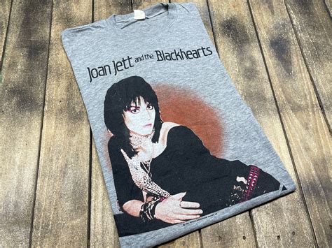 M L Vintage 80s 1984 Joan Jett And The Blackhearts T Shirt Medium