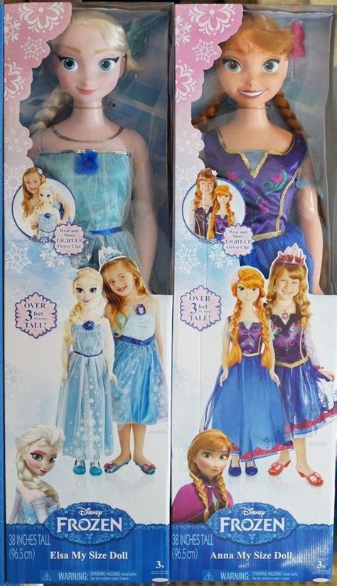 Disney Frozen Elsa My Size 38 3 Ft Tall Doll 2014 1st Edition