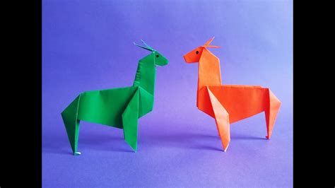 Origami Ideas Origami Llama Step By Step