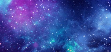 Blue Vast Cosmic Space Nebula Background Blue Vast Universe