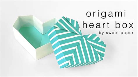 折り紙ハートボックス💙origami Heart Box Youtube