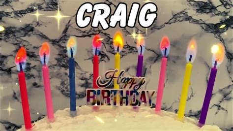 Happy Birthday Craig Youtube