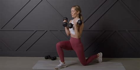 35 Minute Low Impact High Intensity Workout With Dumbbells Popsugar Fitness
