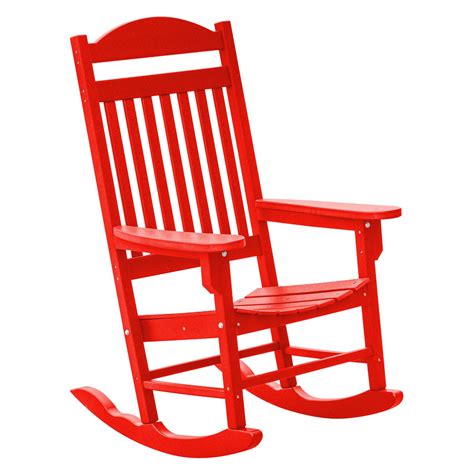 Wildridge Heritage Traditional Patio Plastic Rocking Chair