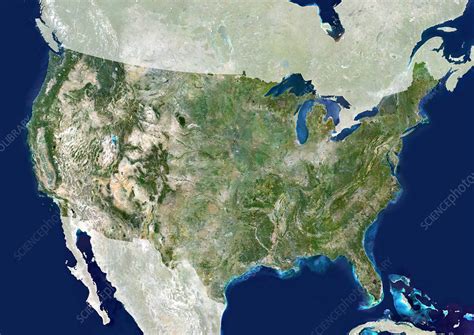 United States Map And Usa Satellite Images Images And Photos Finder