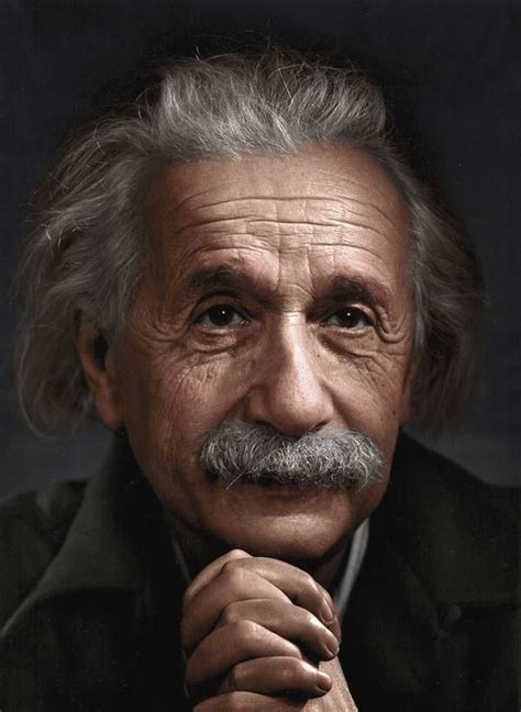 Albert Einstein My First Colorization Critiques Welcome