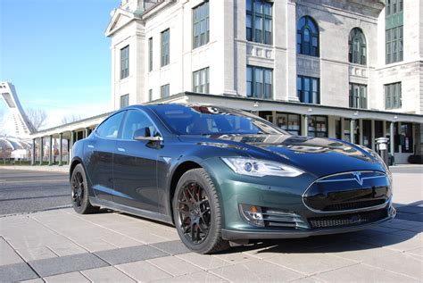 2014 Dark Green Tesla Model S P85dl Pictures Mods Upgrades Wallpaper