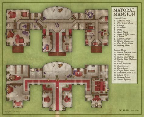 35 Dnd 5e Mansion Map Maps Database Source