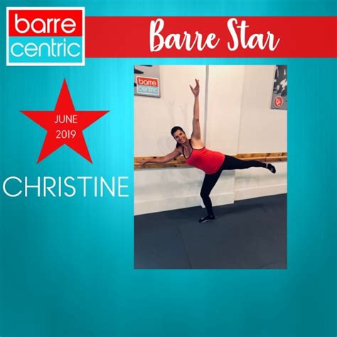 Barre Star Of The Month Christine Barre Centric Buffalo