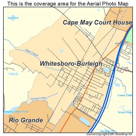 Aerial Photography Map Of Whitesboro Burleigh Nj New Jersey