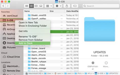 In the context menu, select the option add to dock. How to add a folder from your Finder Sidebar to the Dock ...