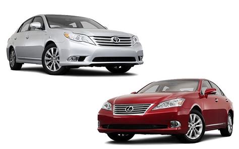 Thus, the toyota avalon seems to be an economical choice between. 2011 Lexus ES350 vs Toyota Avalon