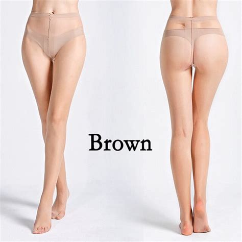 New Promotion Women Black Brown Gray Silk All Sheer Pantyhose Tights Super Elastic 15d Thin