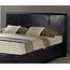 Berlin Small Double 4ft Brown Faux Leather Bed  Just Beds